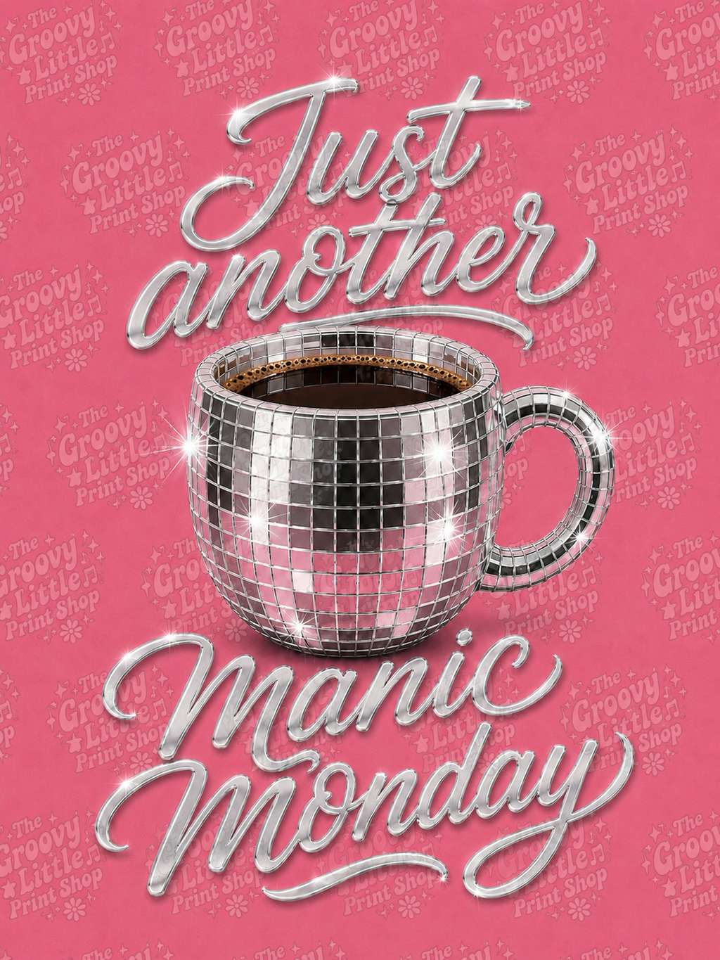 Manic Monday! Disco Theme Wall Art