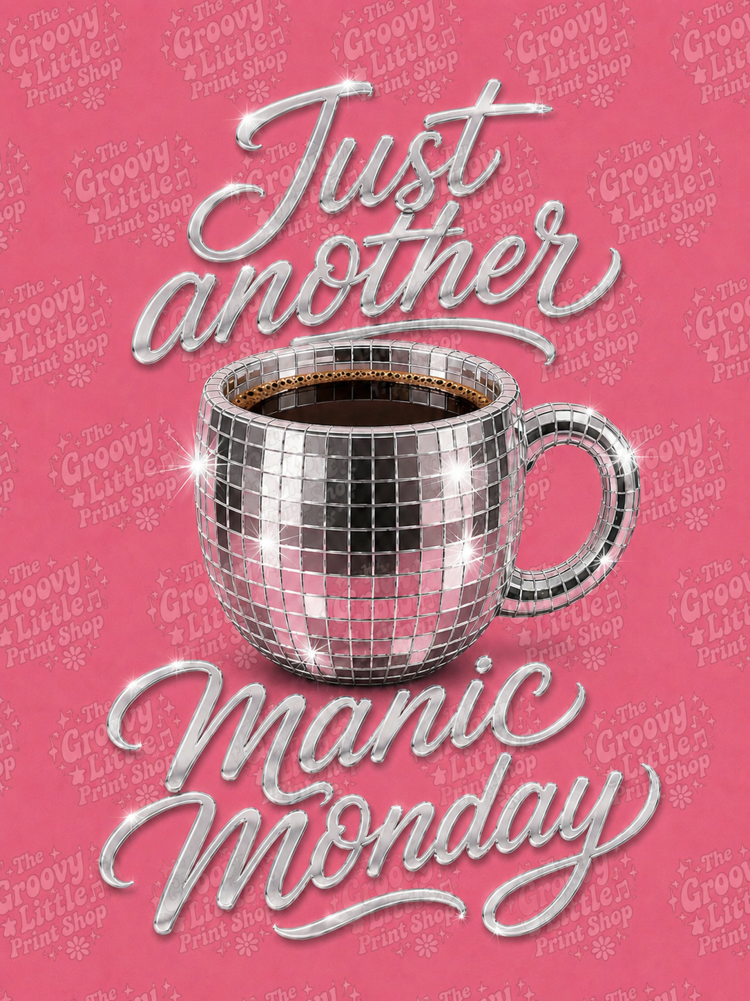 Manic Monday! Disco Theme Wall Art