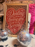 Darling ✨ ❤️ Love song lyrics I Wall Art