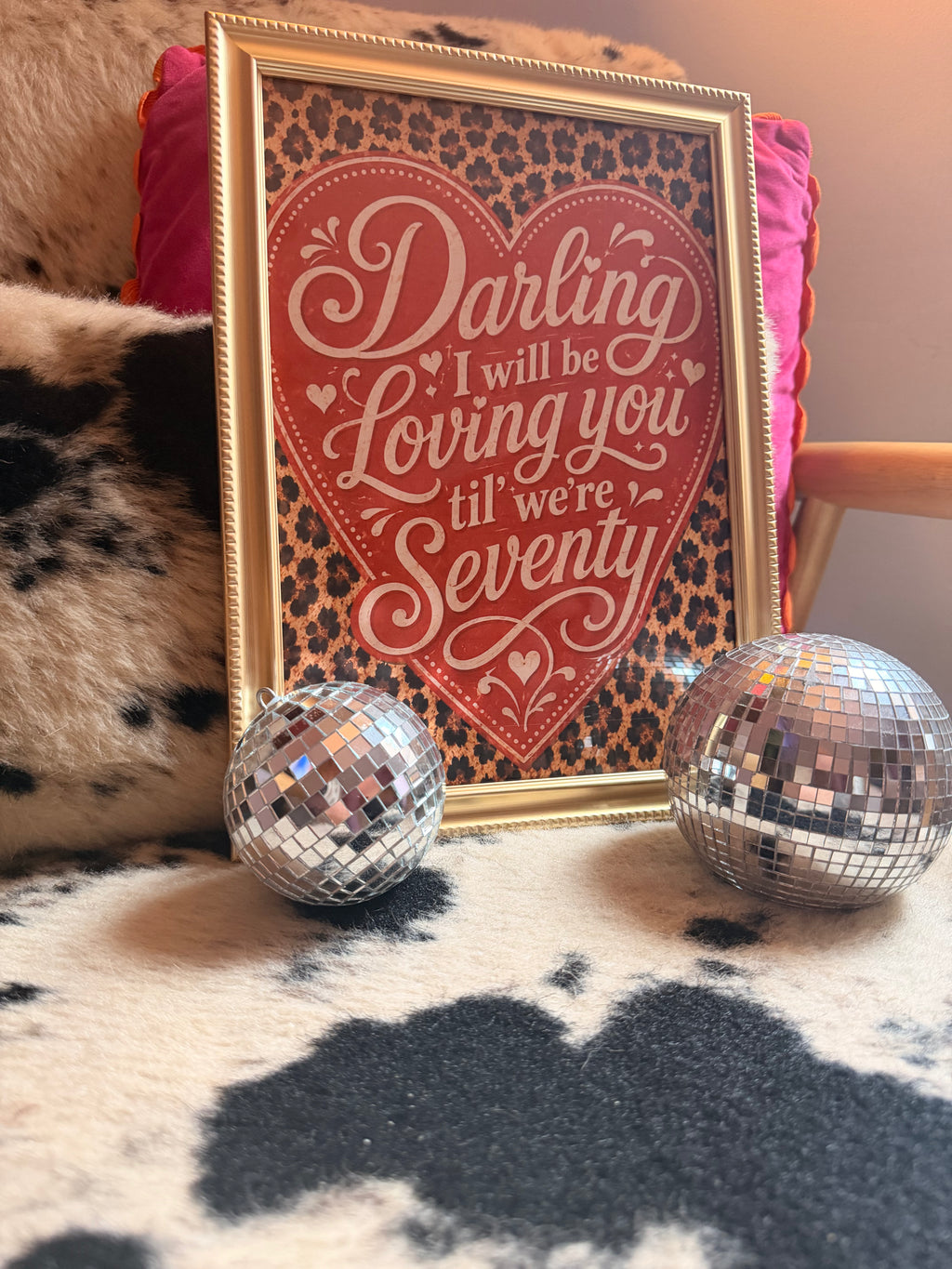 Darling ✨ ❤️ Love song lyrics I Wall Art