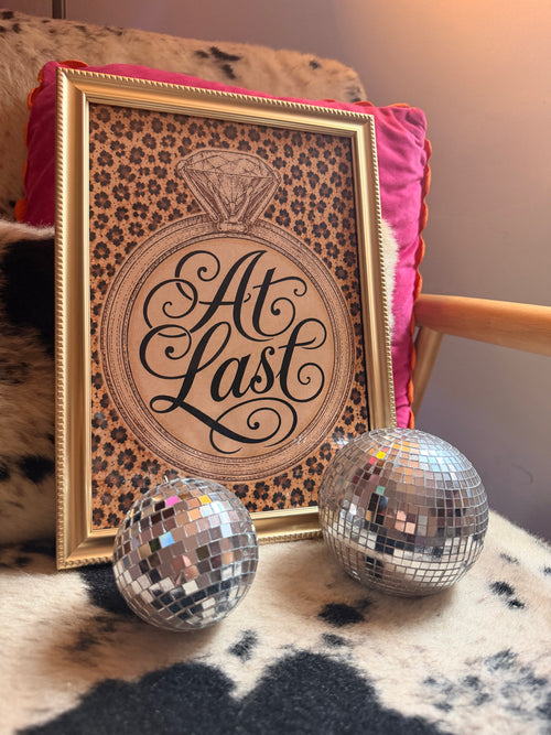 At Last  🎵❤️‍🩹  Music Inspired Wall Art