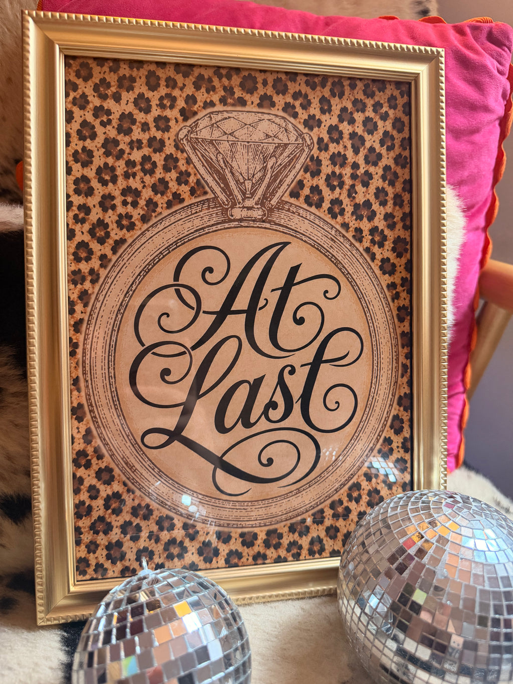 At Last  🎵❤️‍🩹  Music Inspired Wall Art